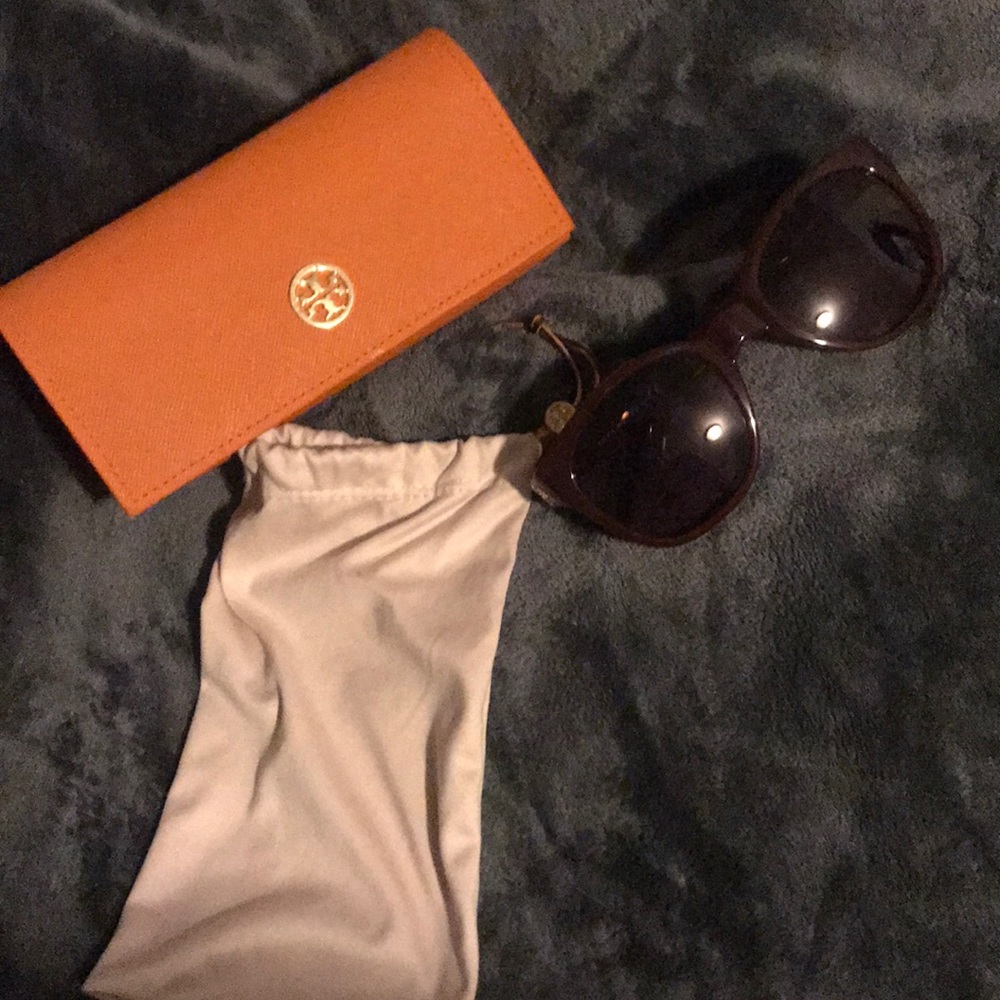 Tory Burch Sunglasses, glasses and case